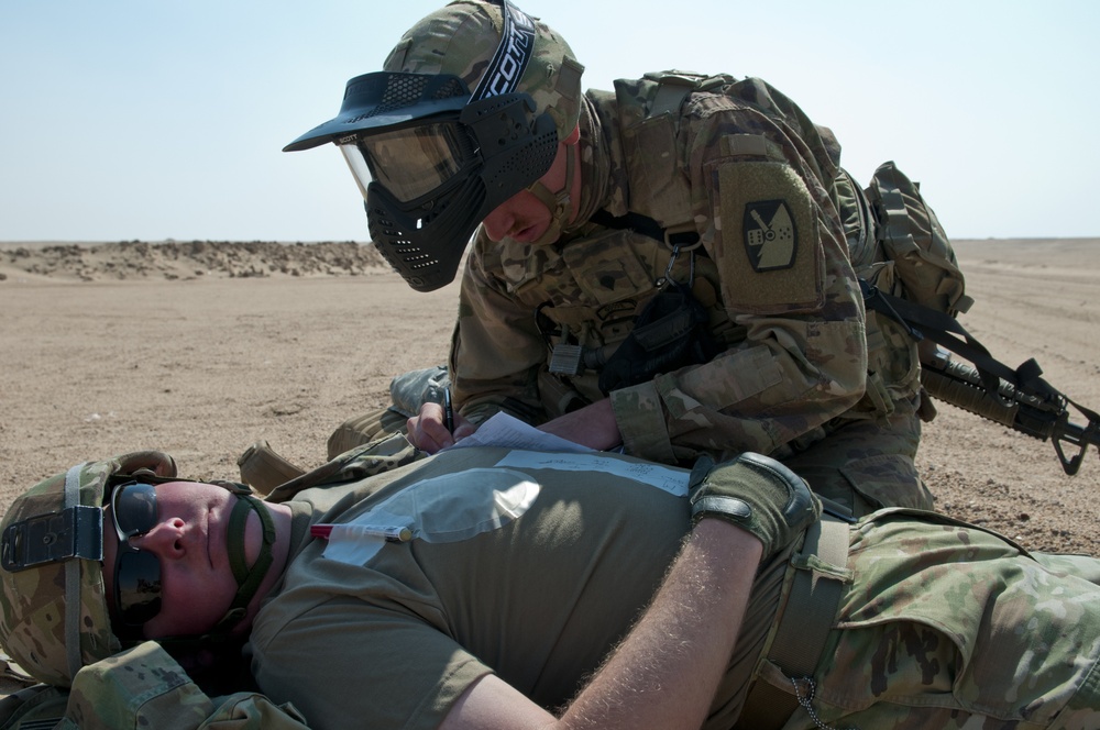 Field artillerymen brave simulated IED, enemy fire in training