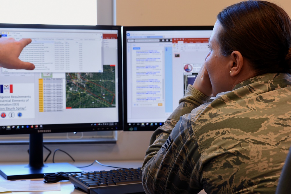 132d ISRG Airmen participate in DOMOPS exercise