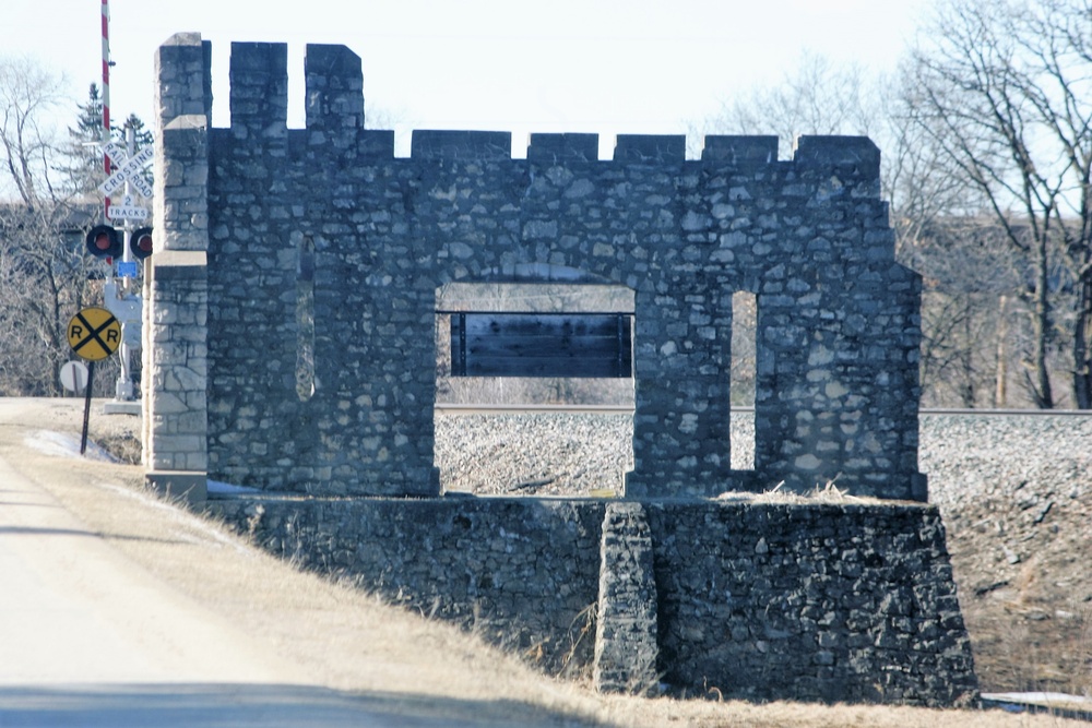 Old Stone Gates on Fort McCoy's South Post