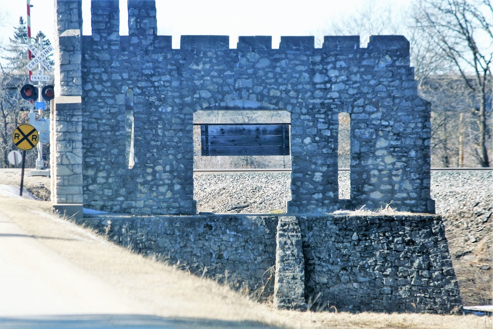 Old Stone Gates on Fort McCoy's South Post