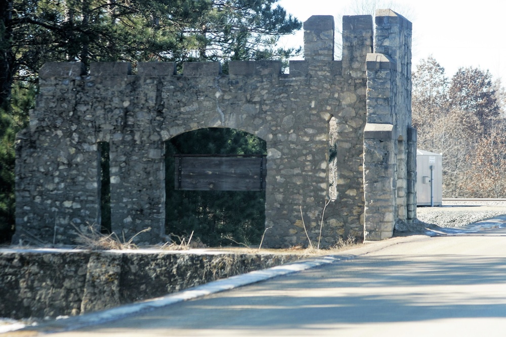 Old Stone Gates on Fort McCoy's South Post