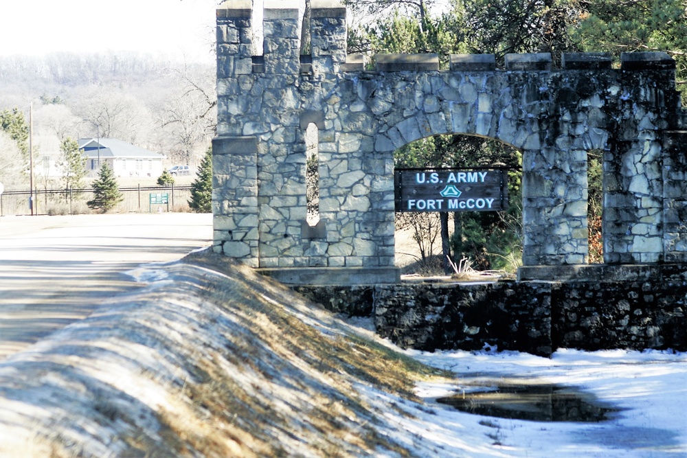 Old Stone Gates on Fort McCoy's South Post