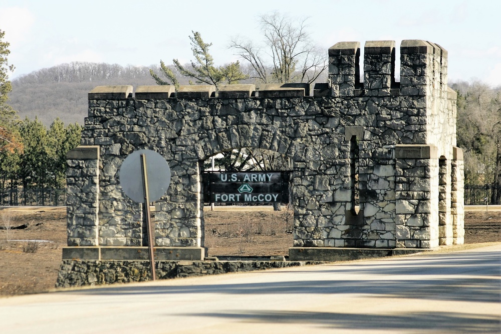 Old Stone Gates on Fort McCoy's South Post