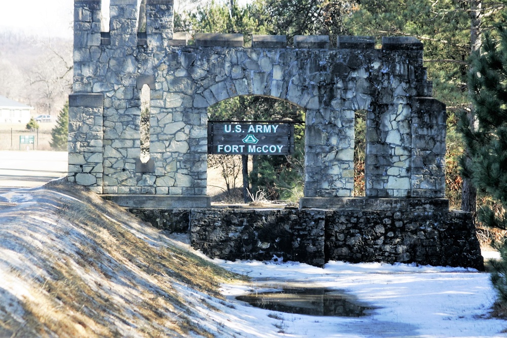 Old Stone Gates on Fort McCoy's South Post