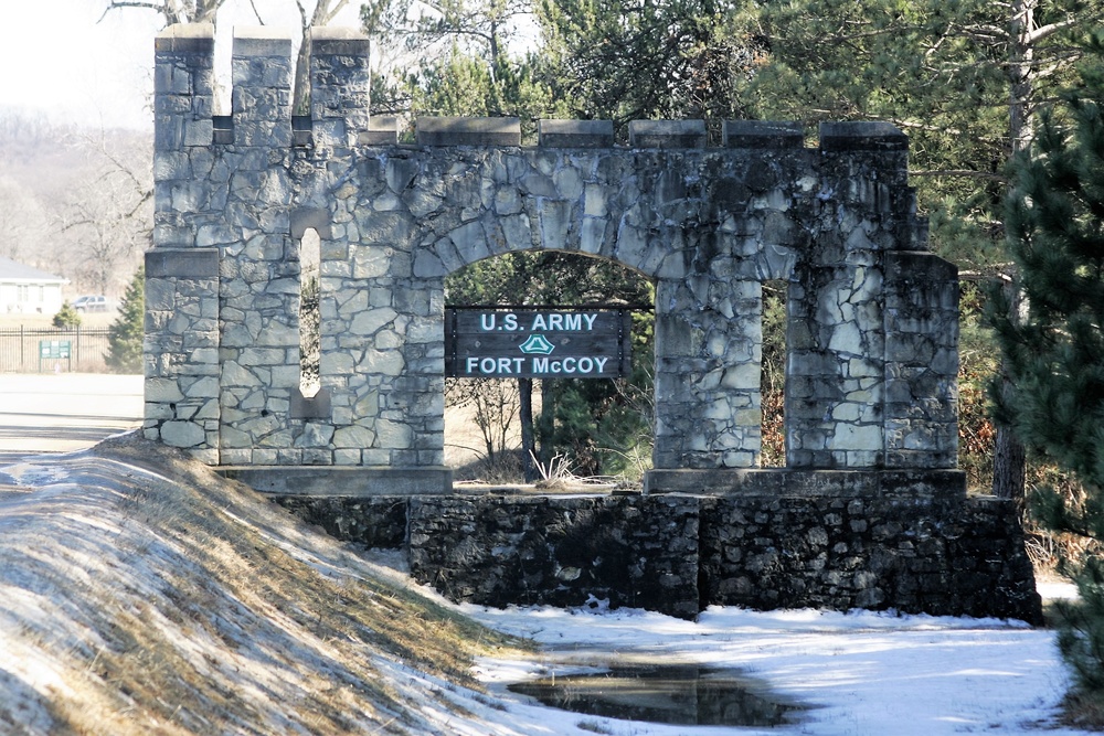 Old Stone Gates on Fort McCoy's South Post