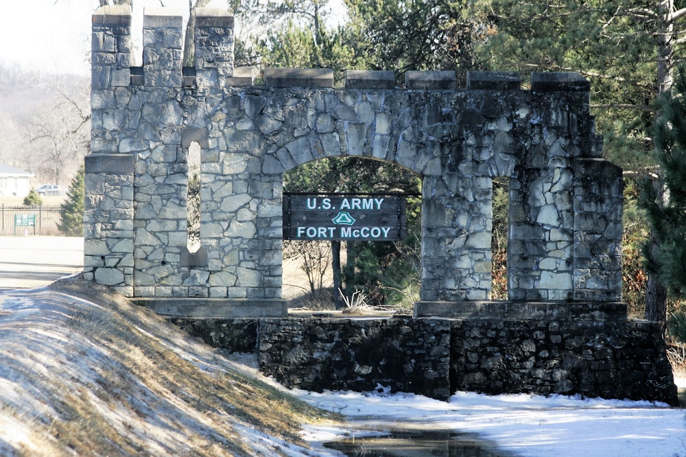 Old Stone Gates on Fort McCoy's South Post