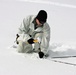 Cold-Weather Operations Course Class 18-06 students build Arctic tents during training at Fort McCoy
