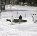 Cold-Weather Operations Course Class 18-06 students build Arctic tents during training at Fort McCoy