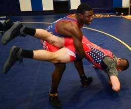 All-Navy Wrestling Team Prepares for Nationals