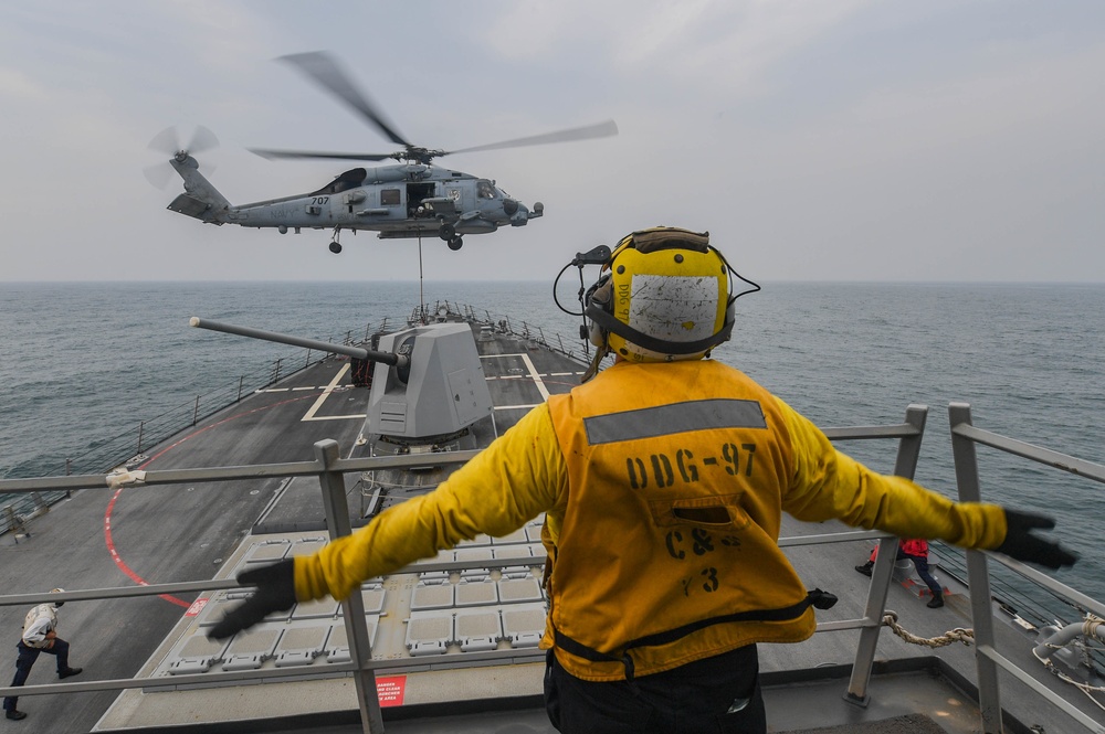 USS Halsey deployment