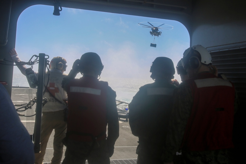 Heavy Lifting: 26th MEU moves Harrier engines