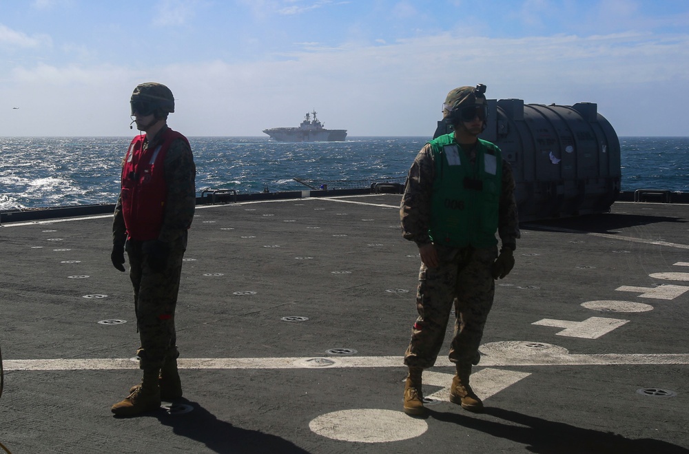 Heavy Lifting: 26th MEU moves Harrier engines