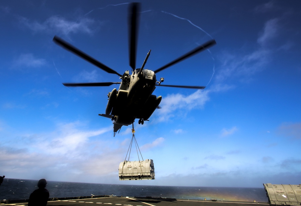 Heavy Lifting: 26th MEU moves Harrier engines