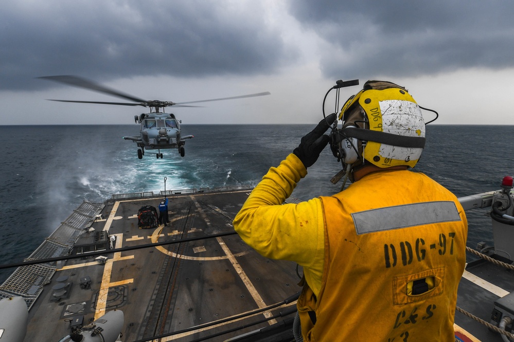 USS Halsey deployment