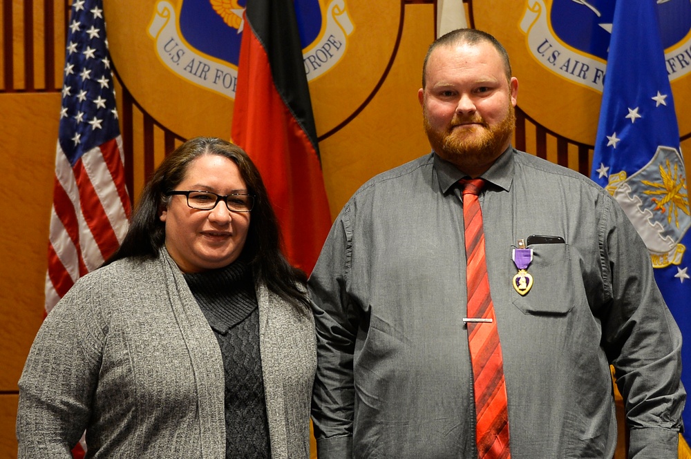 USAFE-AFAFRICA contractor earns Purple Heart