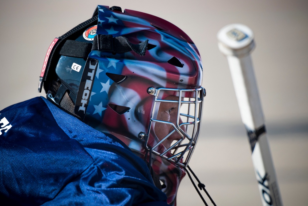 U.S. vs Canada Ball Hockey Game