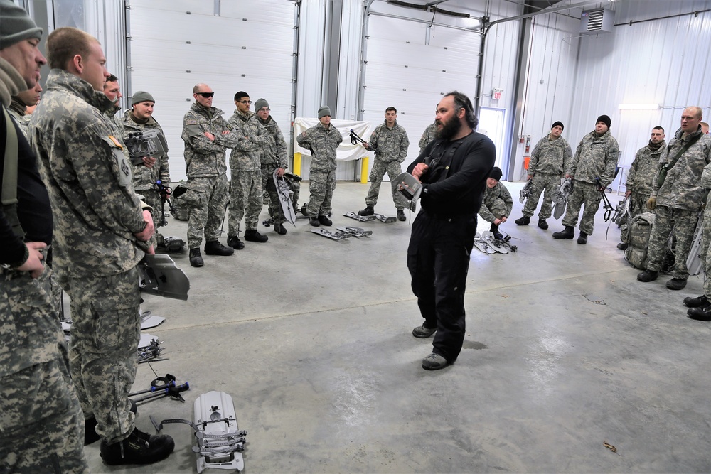 Cold-Weather Operations Course students prepare for training at Fort McCoy