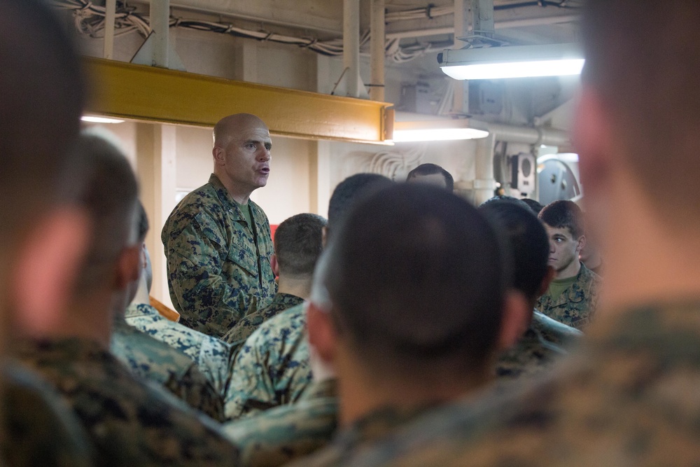 26th MEU Command Element Promotion Ceremony