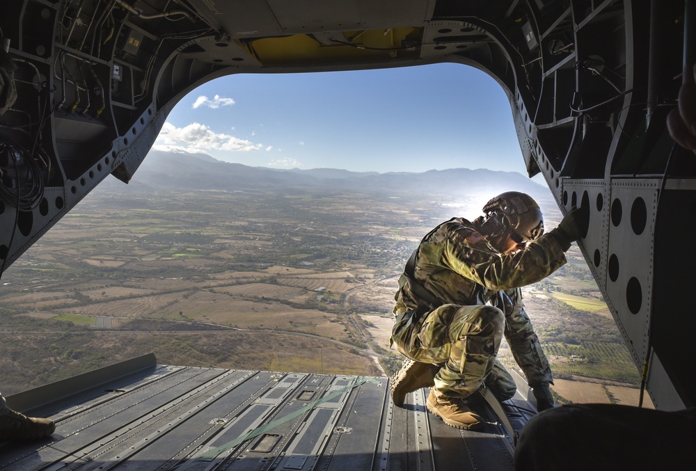 Flying Iguana static line airborne exercise