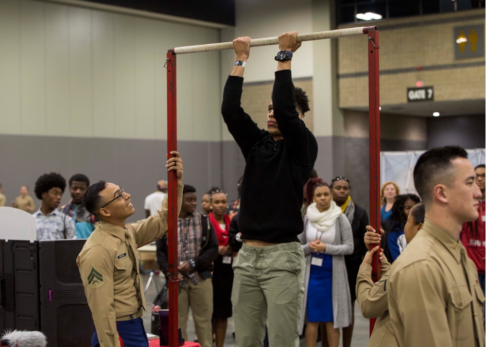 Marines Attend the 2018 CIAA