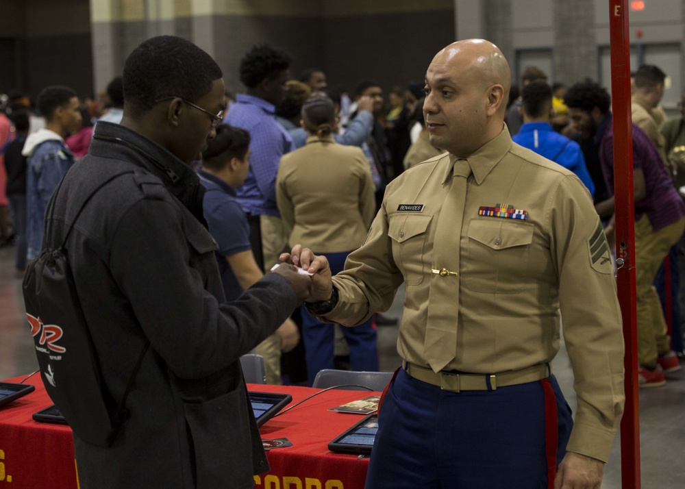 Marines Attend the 2018 CIAA