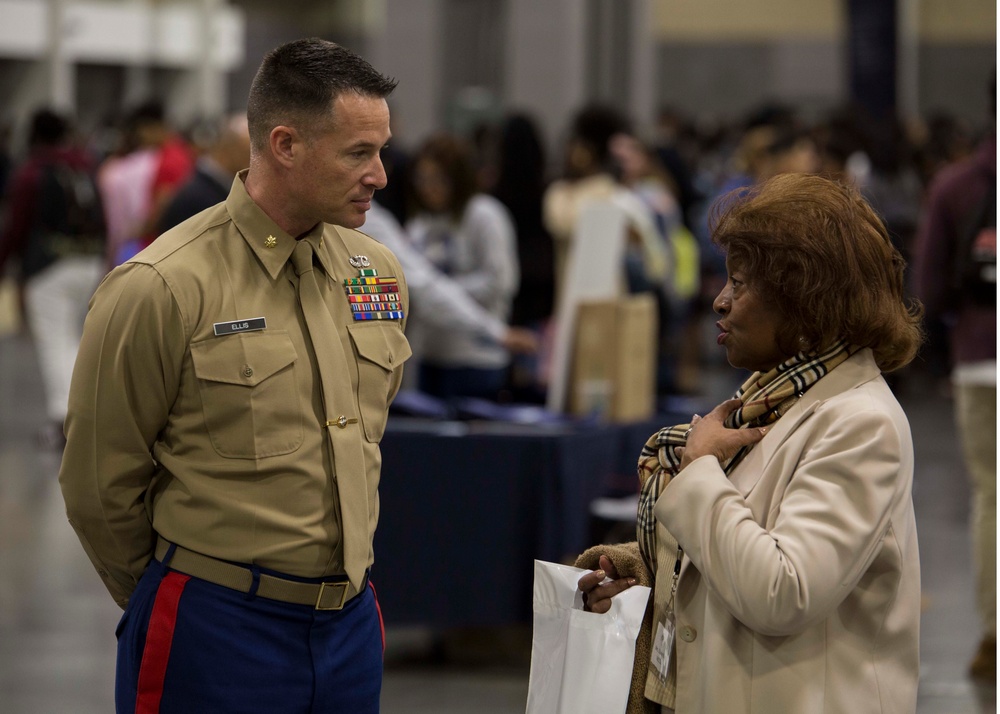 Marines Attend the 2018 CIAA