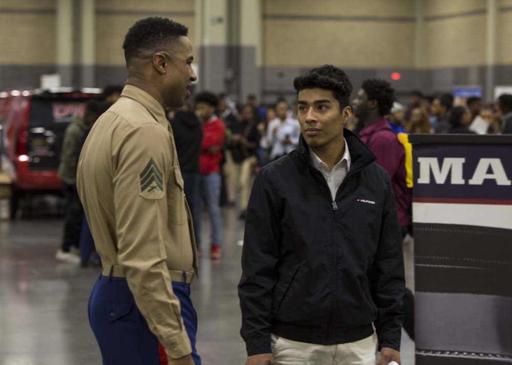 Marines Attend the 2018 CIAA