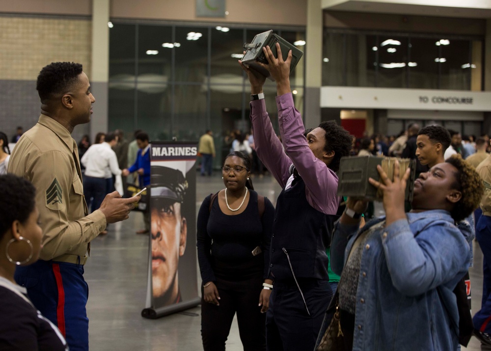 Marines Attend the 2018 CIAA