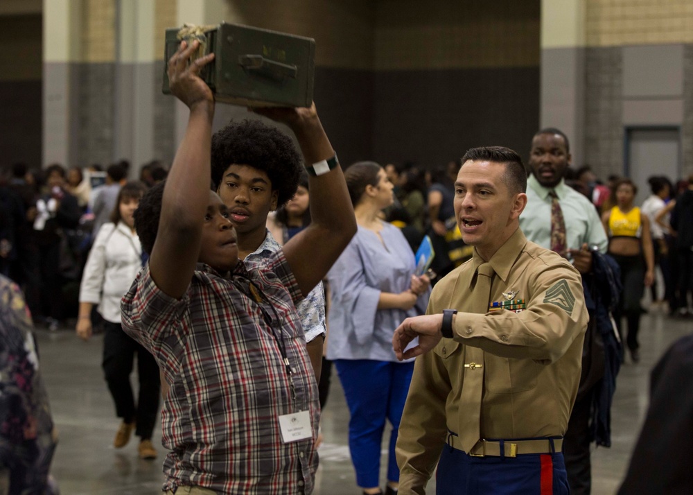 Marines Attend the 2018 CIAA