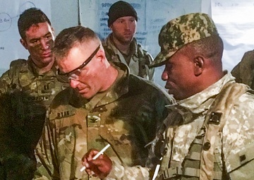 1st Brigade Combat Team Mentors Ugandan Officers at JRTC