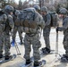 Cold-Weather Operations Course Class 18-05 students practice snowshoeing at Fort McCoy