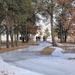 Cold-Weather Operations Course Class 18-05 students practice snowshoeing at Fort McCoy