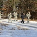 Cold-Weather Operations Course Class 18-05 students practice snowshoeing at Fort McCoy