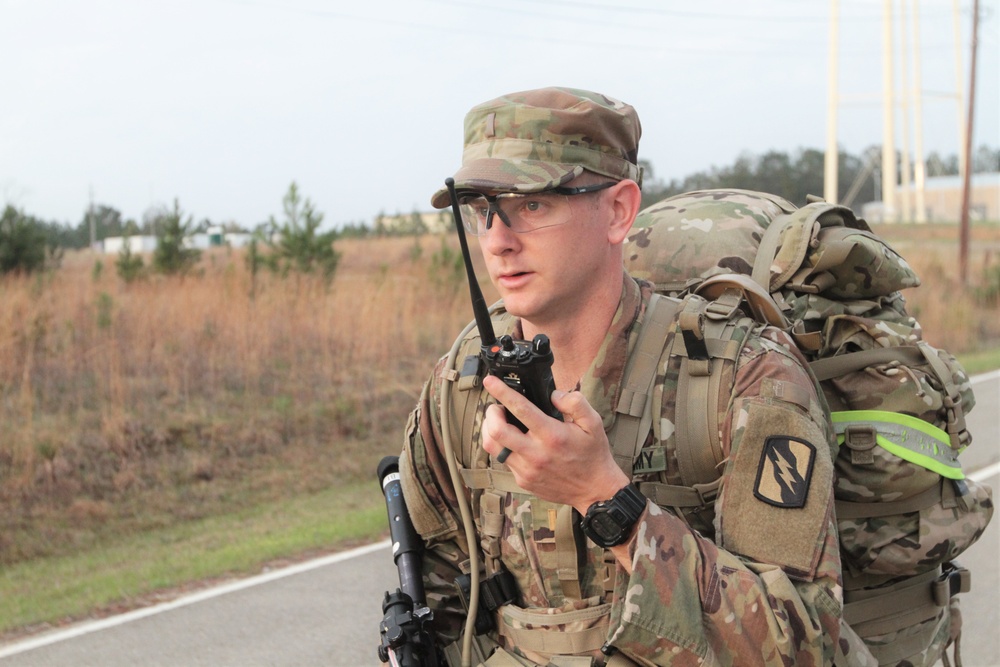 Road March - B/1-155 IN