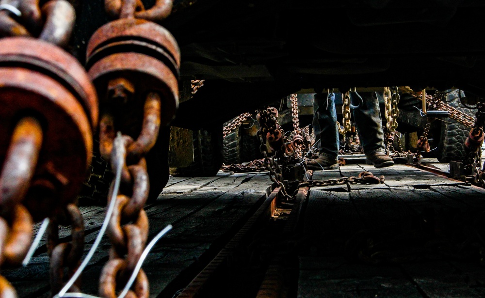 155th ABCT rail load to Fort Bliss