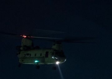 83rd ERQS Guardian Angels perform casualty evacuation exercise