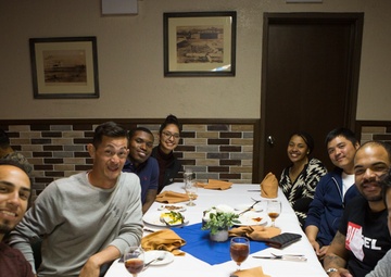 MCAS Futenma hosts Yokohama DeNA BayStars baseball team tour of an MV-22B Osprey