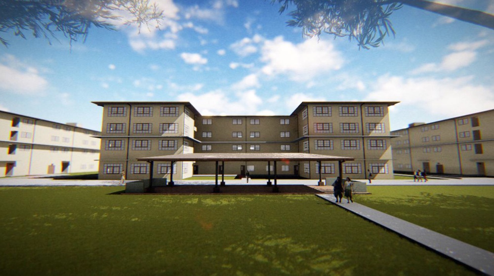 MCBH constructs modern barracks for future Service members