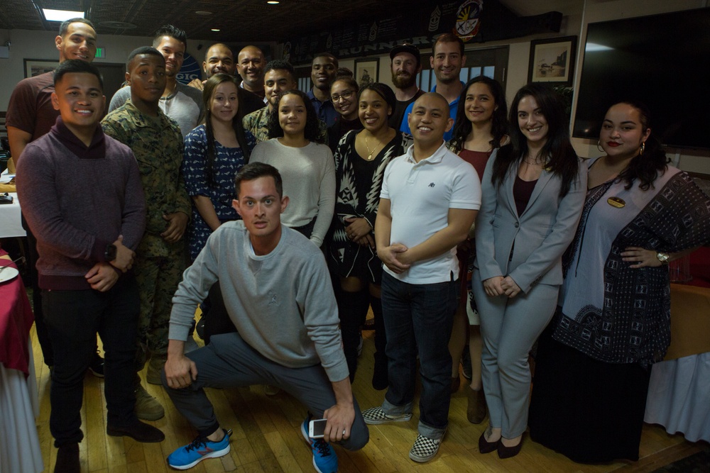 MCAS Futenma hosts Yokohama DeNA BayStars baseball team tour of an MV-22B Osprey