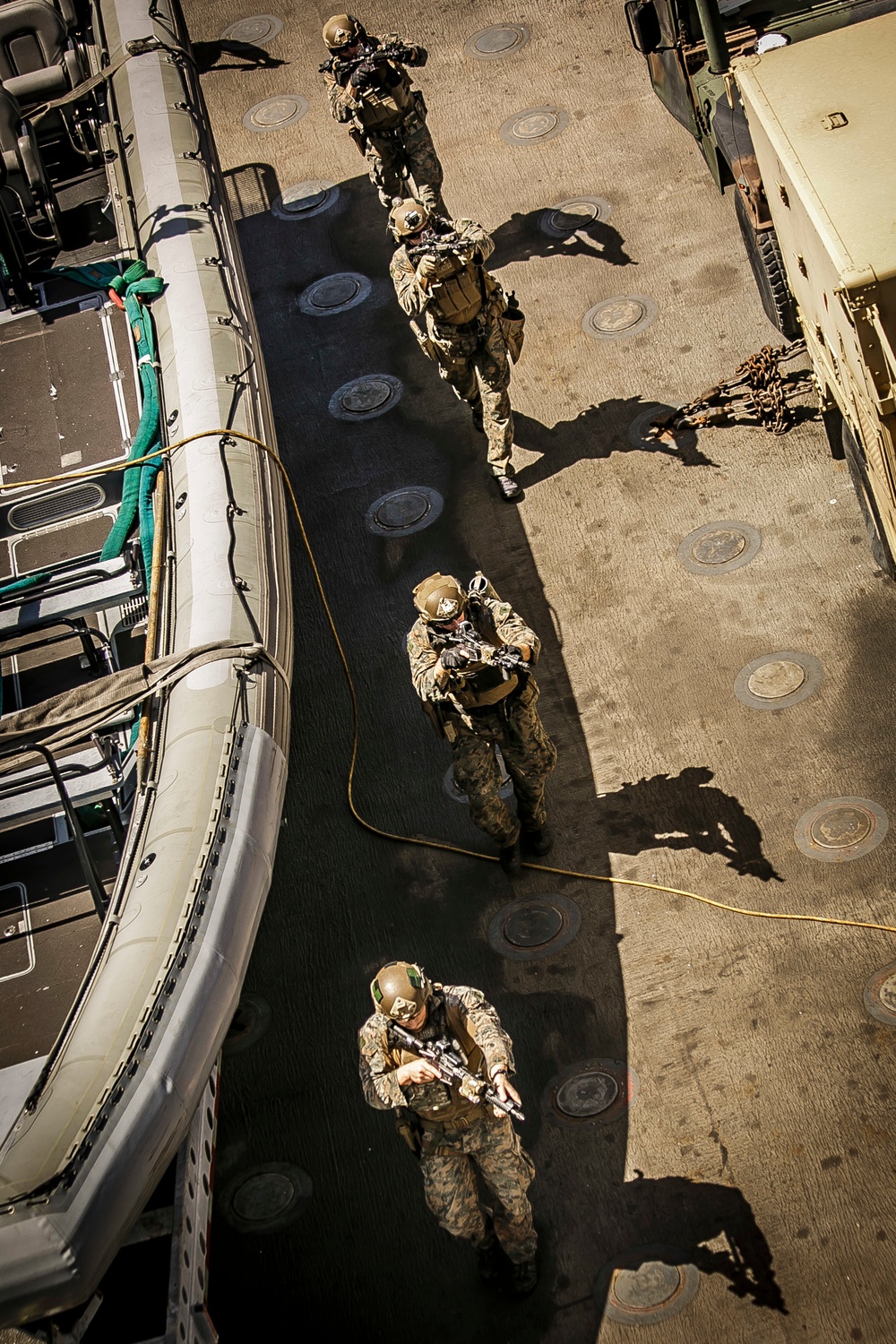 Fast is Smooth, Smooth is Fast: MRF Conducts Tactical Movement Drills Aboard Oak Hill