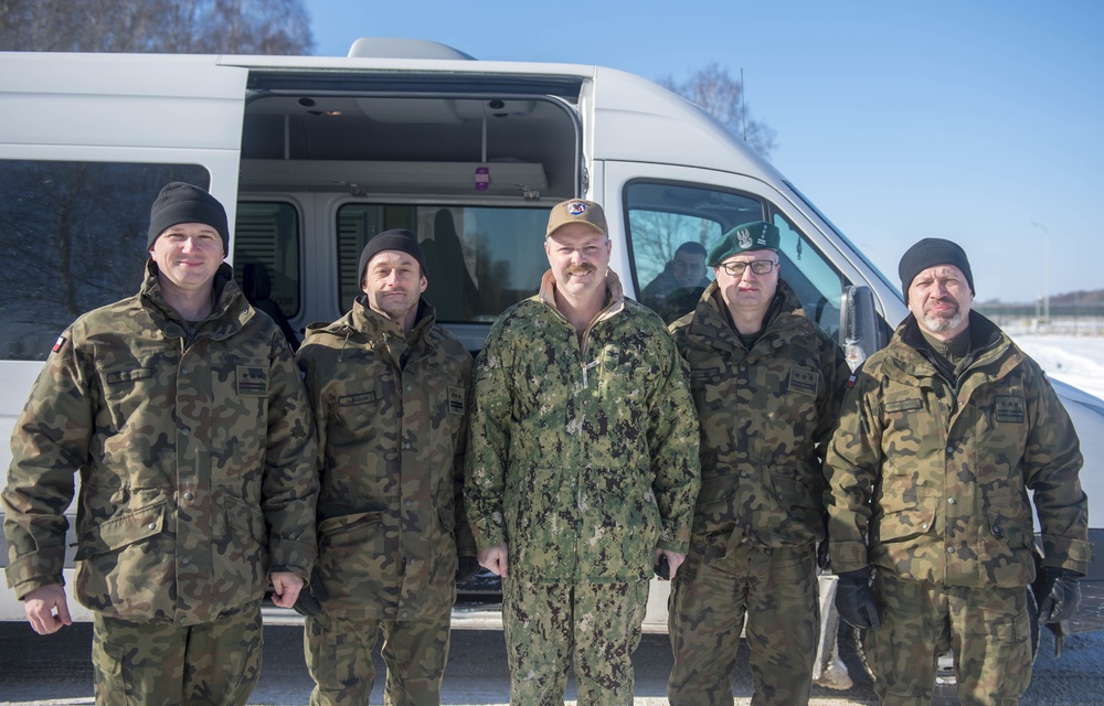 Naval Support Facility Redzikowo Hosts Polish Army