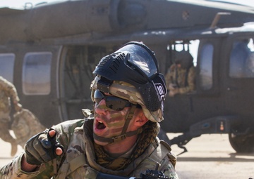Field artilleryman storm buildings, seize simulated targets
