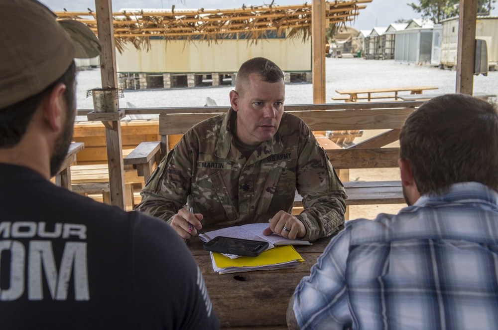 CJTF-HOA team builds rapport during battlefield circulation visits