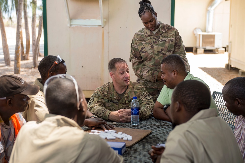 CJTF-HOA team builds rapport during battlefield circulation visits