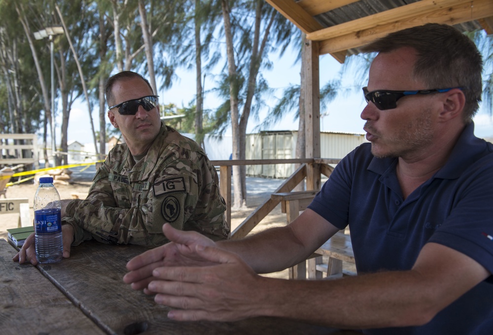 CJTF-HOA team builds rapport during battlefield circulation visits