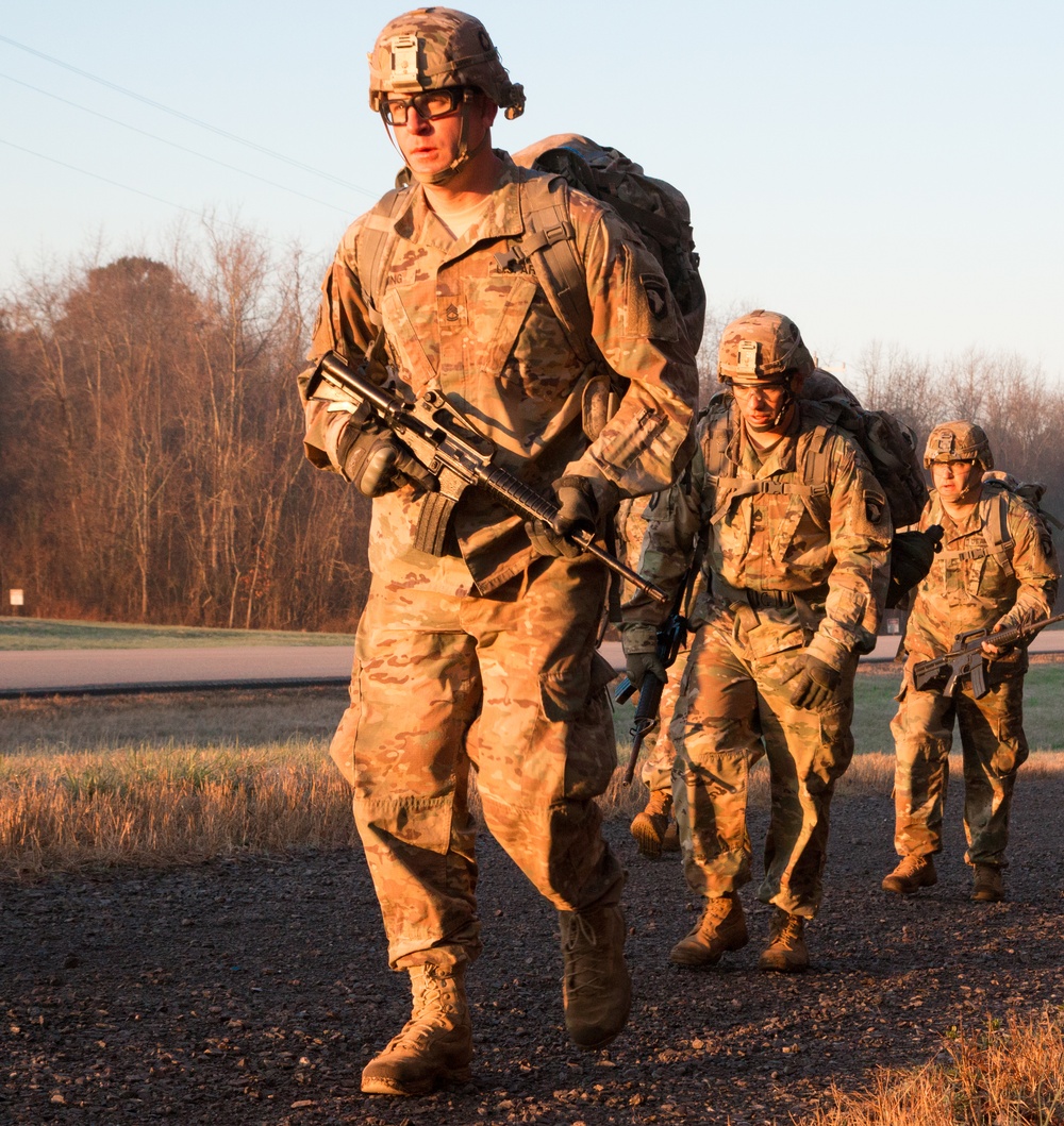 101st Division Artillery Brigade Physical Training