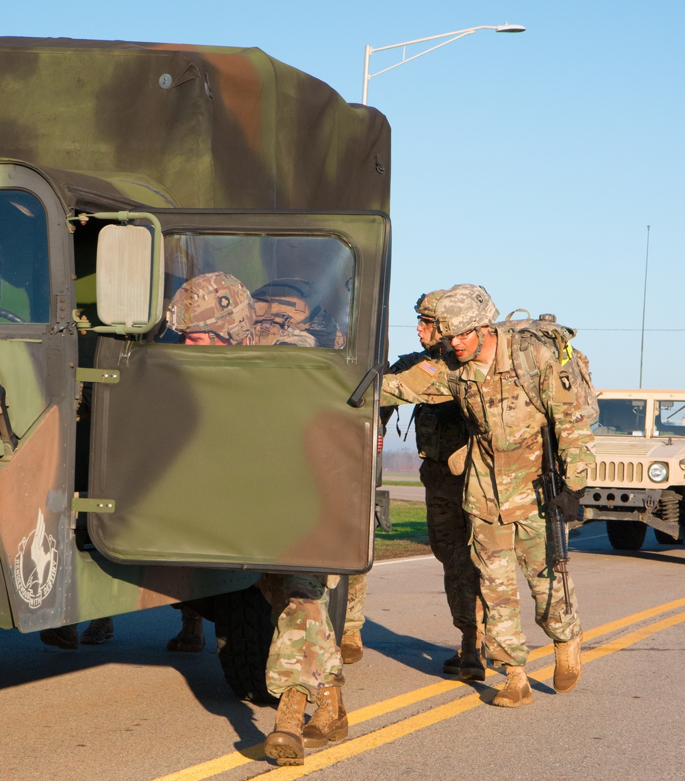 101st Division Artillery Brigade Physical Training