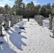 Cold-Weather Operations Course Class 18-05 students practice snowshoeing at Fort McCoy