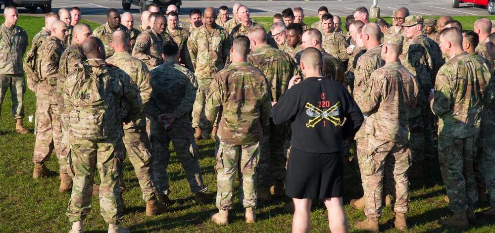 101st Division Artillery Brigade Physical Training