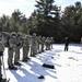 Cold-Weather Operations Course Class 18-05 students practice snowshoeing at Fort McCoy